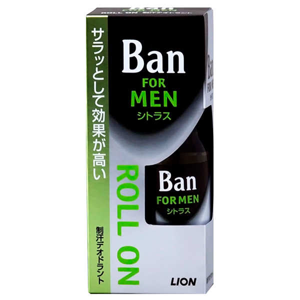 LION Ban Мужской дезодорант-антиперспирант с легким ароматом цитрусовых, 30 мл