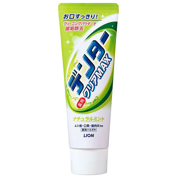 DENTA CLEAR MAX PUREFRUIT Зубная паста для защиты от кариеса с ароматом натуральной мяты, 140г
