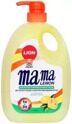 Mama Lemon Концентрированный гель для мытья посуды и детских принадлежностей с ароматом лимона, 1000 мл